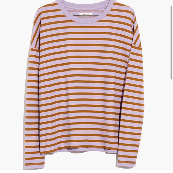 Madewell Stripe Long Sleeve Top - Picture 4 of 6